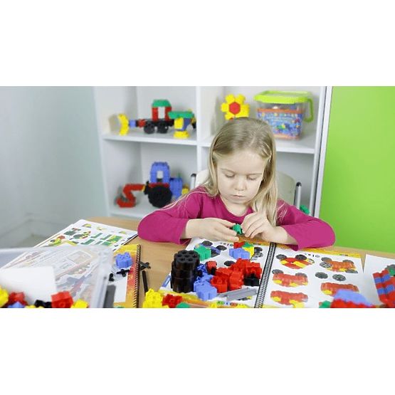 Mega komplet konstrukcijskih kock Morphun Starter, 600 kosov