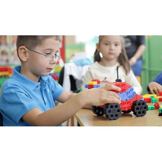 Mega komplet konstrukcijskih kock Morphun Starter, 600 kosov