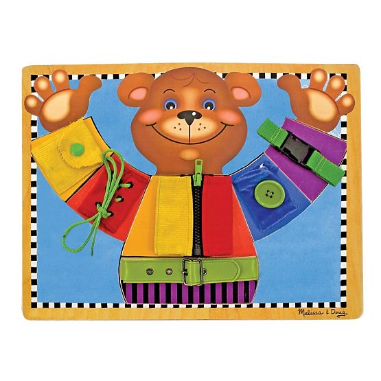 Melissa and Doug - Motorna tabla Obleci medvedka