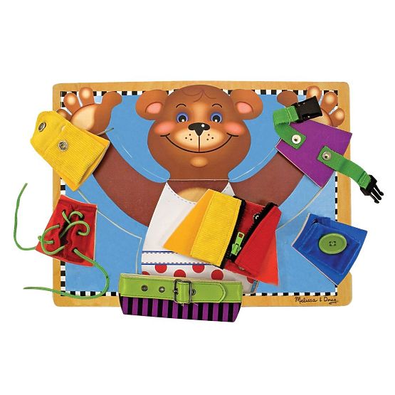 Melissa and Doug - Motorna tabla Obleci medvedka