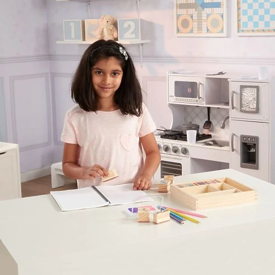 Melissa & Doug - Set lesenih znamk Princess