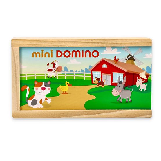 Mini Domino v škatlici - Živali