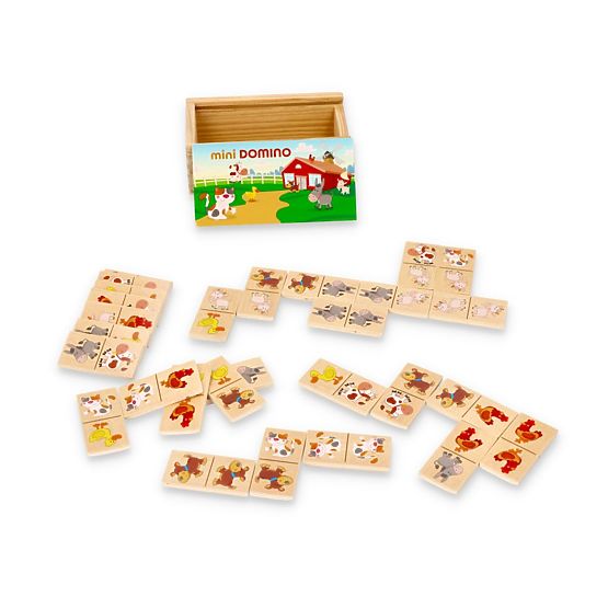 Mini Domino v škatlici - Živali