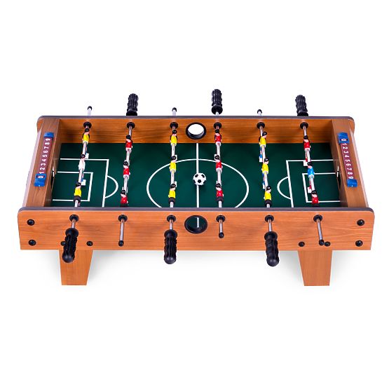 Mini namizni nogomet 69x35,5 cm leseni namizni nogomet ECOTOYS