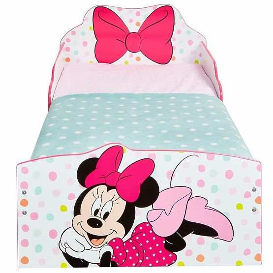 Otroška postelja Minnie Mouse s prostorom za shranjevanje