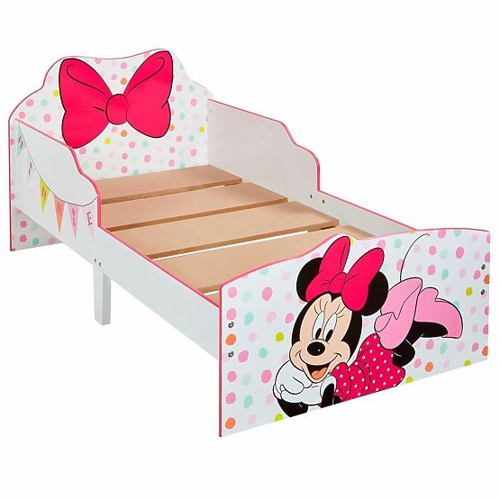 Otroška postelja Minnie Mouse s prostorom za shranjevanje