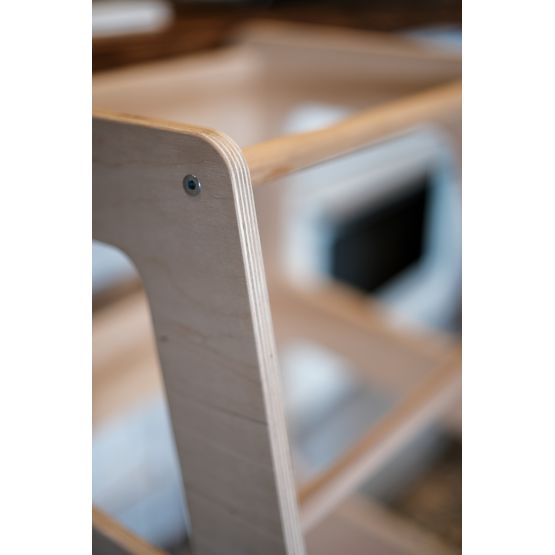 Montessori učni stolp Hugo MAXI 90 - naravni