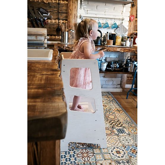 Montessori učni stolp Hugo MAXI 90 - naravni