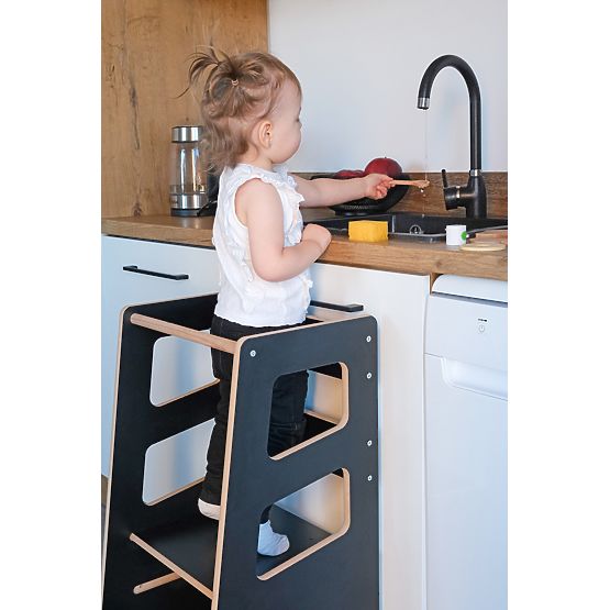 Montessori učni stolp Quadro Black