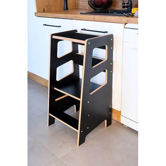 Montessori učni stolp Quadro Black
