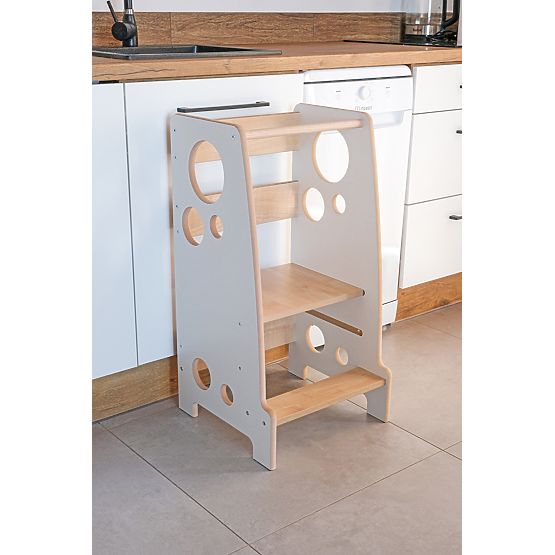 Montessori učni stolp Rings Scandi