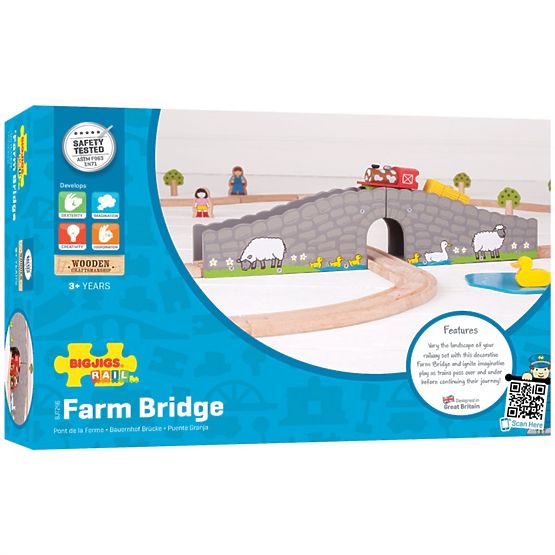 Most Bigjigs Rail Farm s predorom