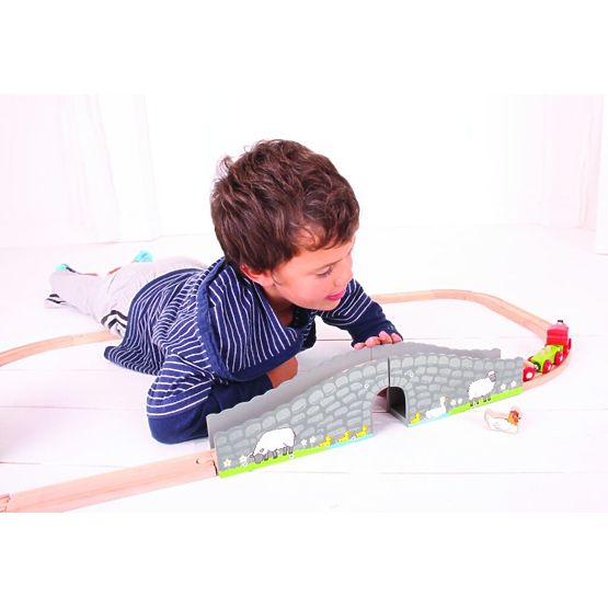 Most Bigjigs Rail Farm s predorom