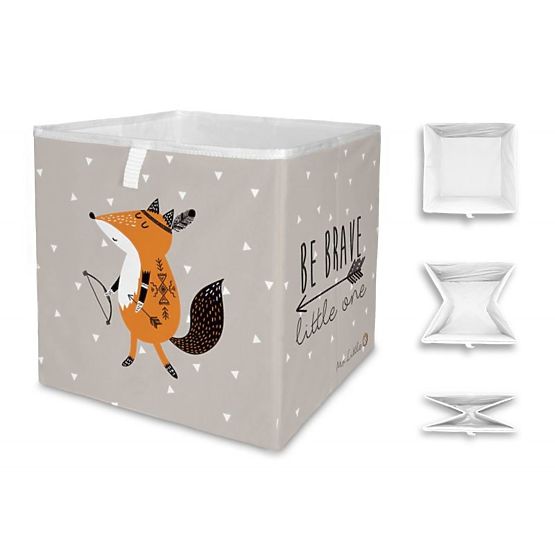 Mr. Little Fox škatla za shranjevanje be brave