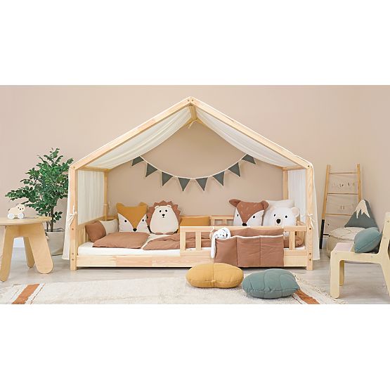 Mušelinska blazina Ourbaby 28x30 cm Gore - toffee