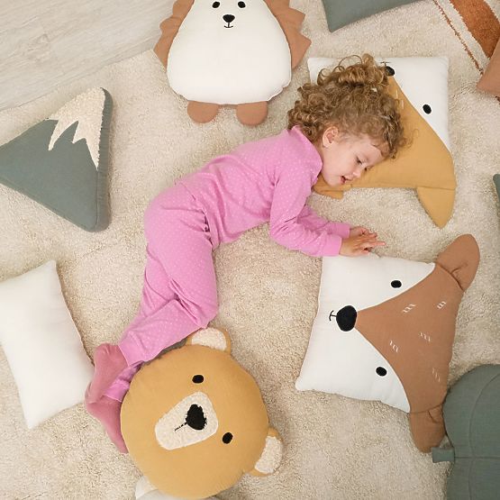 Mušelinski vzglavnik Ourbaby 20x35 cm - ecru