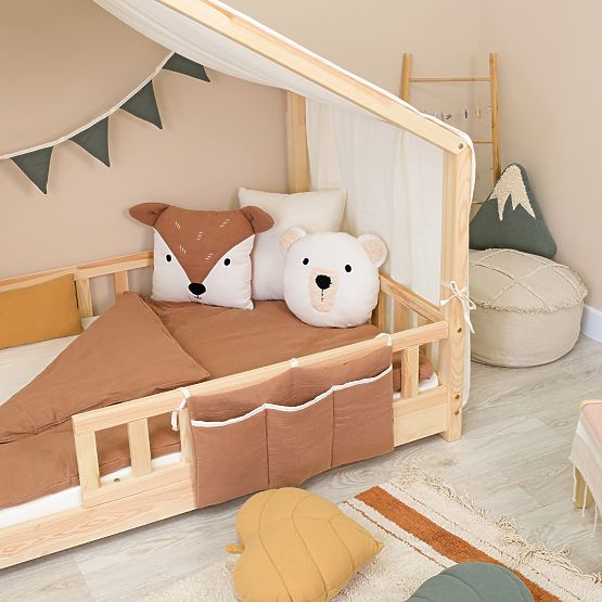 Mušelinski vzglavnik Ourbaby 35x35 cm - Srna