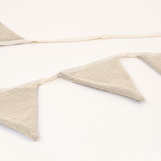 Muslinasta girlanda Ourbaby - ecru