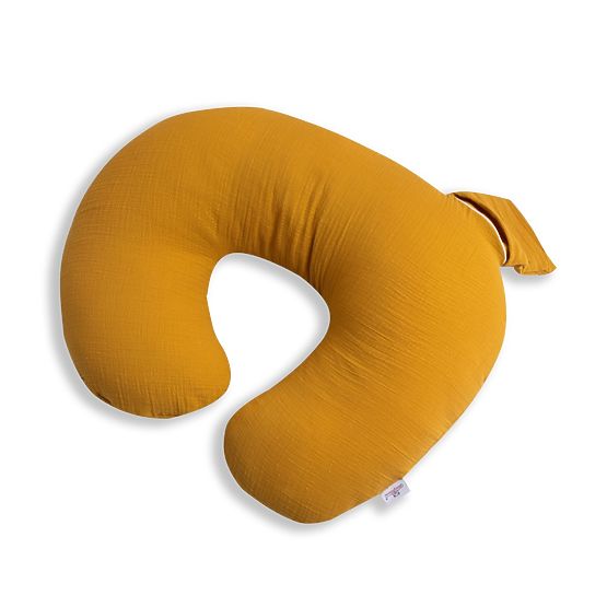 Musselin nastavljiva blazina Heavens - gorčična