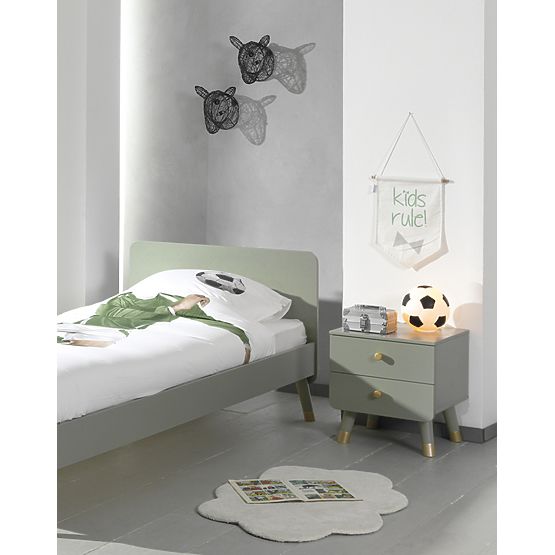 Nočna omarica Billy - olivno zelena