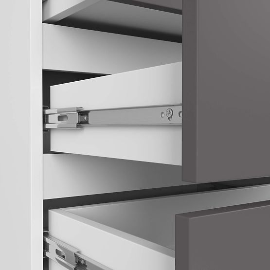 NOČNA OMARICA CL3 60 cm PK BELA / SIVA