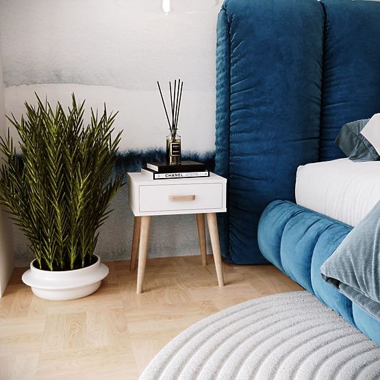 Nočna omarica Luna bela, nočna omarica