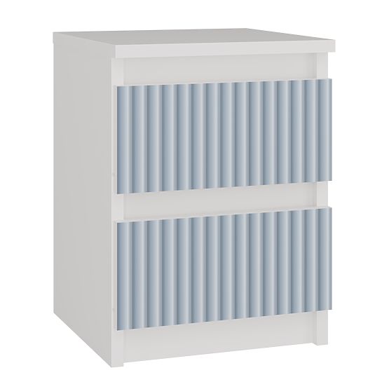 Nočna omarica Malwa M2 ARTESO BLUE / Modra