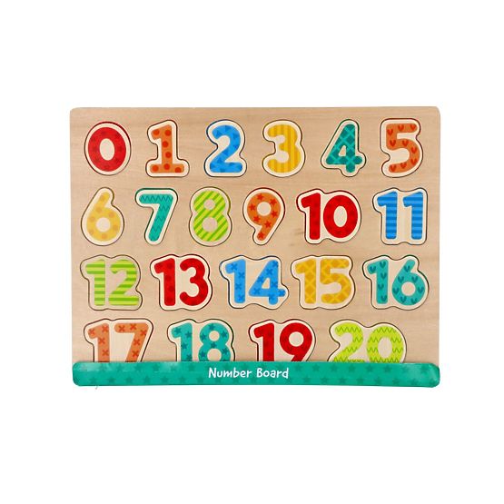 Nove lesene številčne sestavljanke - puzzle