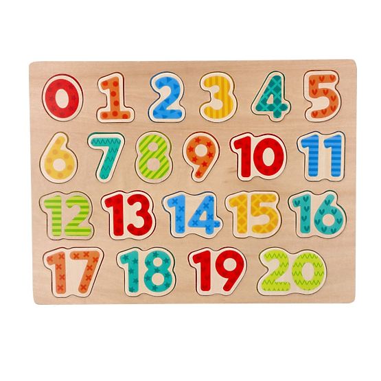 Nove lesene številčne sestavljanke - puzzle