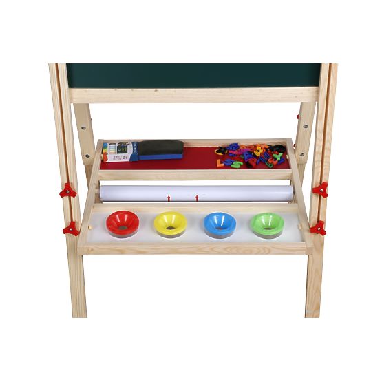 Dvostranska lesena tabla Chalkie Duo