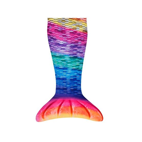 Odeja v obliki morske deklice Rainbow