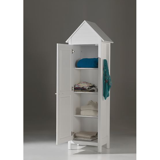 Garderobna omara Lewis - bela