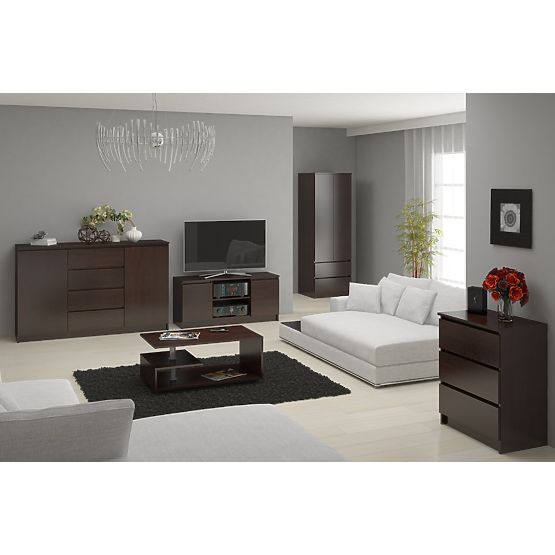 OMARA S 90 cm 2 VRATI 2 PREDALA PK WENGE