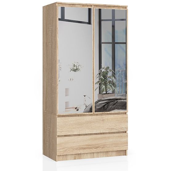 OMARA S90 2D 2SZ 2 OGLEDALI CLP PK SONOMA