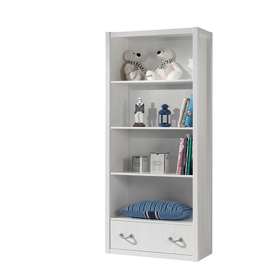 Omara za knjige Lewis - bela