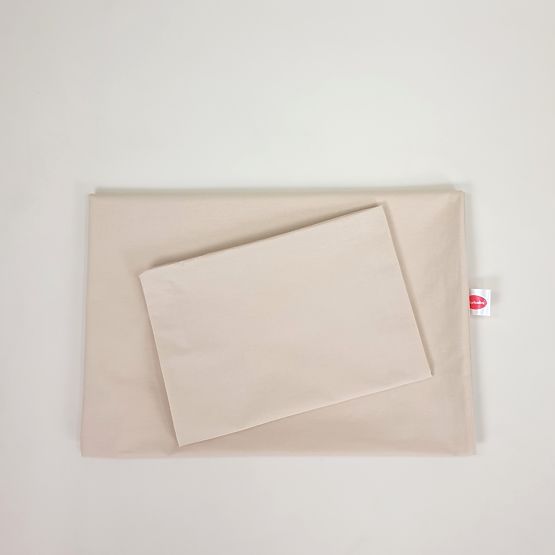 Otroška bombažna posteljnina 120x90 cm - bež