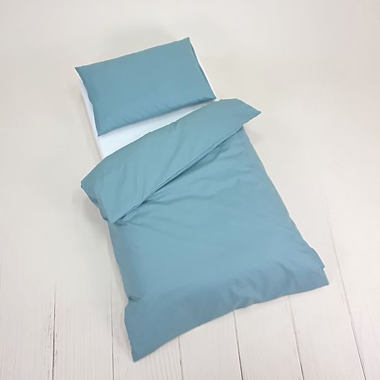 Otroška bombažna posteljnina 120x90 cm – zelena