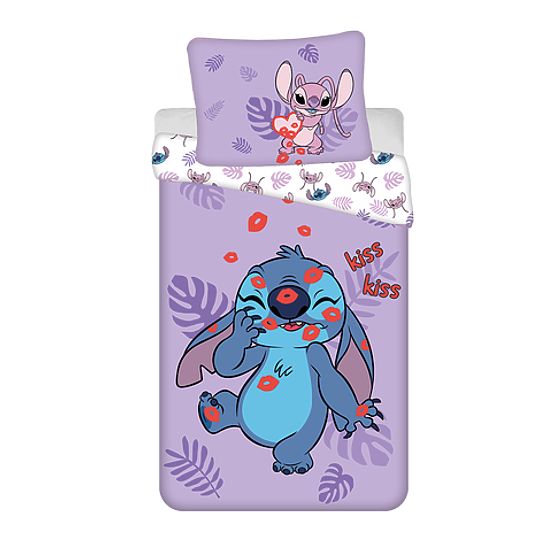 Otroška bombažna posteljnina Lilo and Stitch 