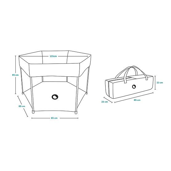 Otroška ograja Roel - Green Limon