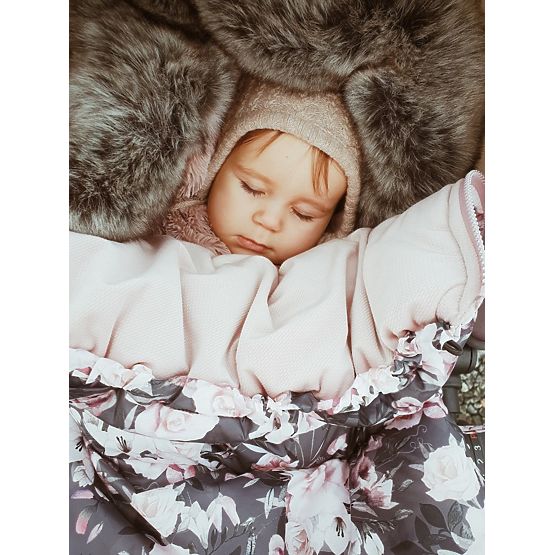 Otroška jakna iz flisa Nočno cvetje