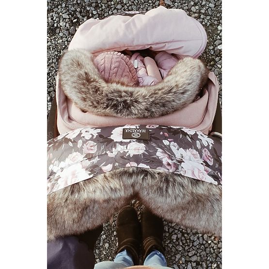 Otroška jakna iz flisa Nočno cvetje