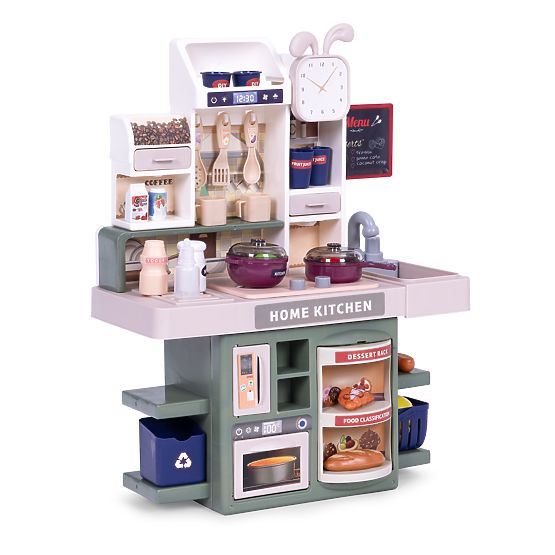 Otroška kuhinja zvoki LED generator pare 35 dodatkov