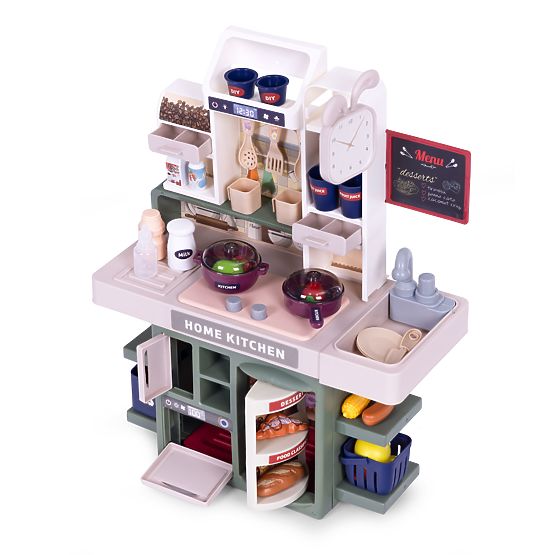 Otroška kuhinja zvoki LED generator pare 35 dodatkov