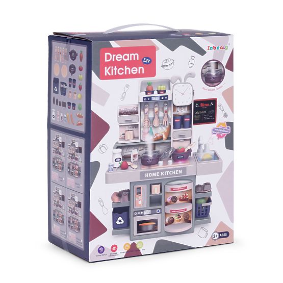 Otroška kuhinja zvoki LED generator pare 35 dodatkov