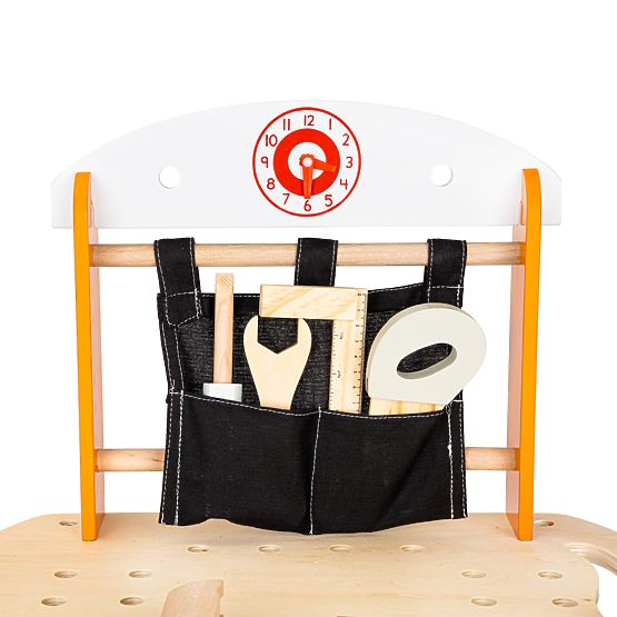 Otroška lesena delavnica z orodjem