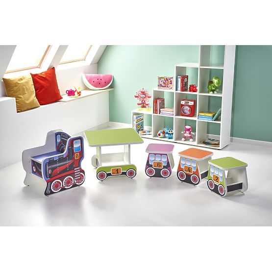 Otroška miza Lokomo roza