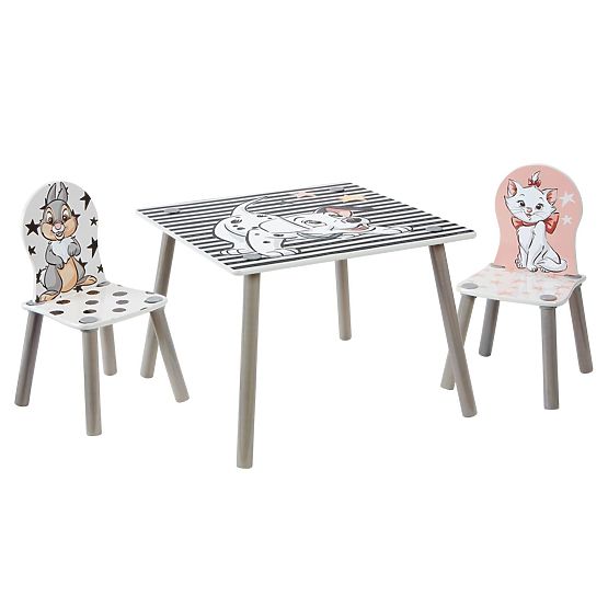Otroška miza s stoli - junaki Disney