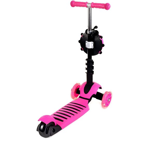 Otroška nabiralka in skuter Pikapolonica - roza