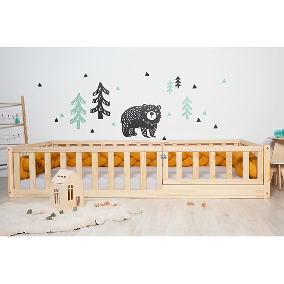 Otroška nizka postelja Montessori Bear