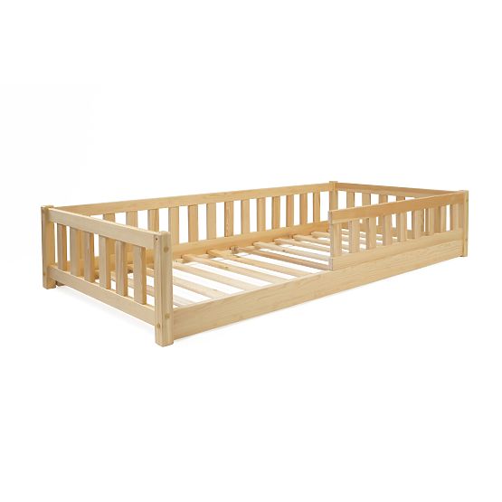 Otroška nizka postelja Montessori Meadow - naravna